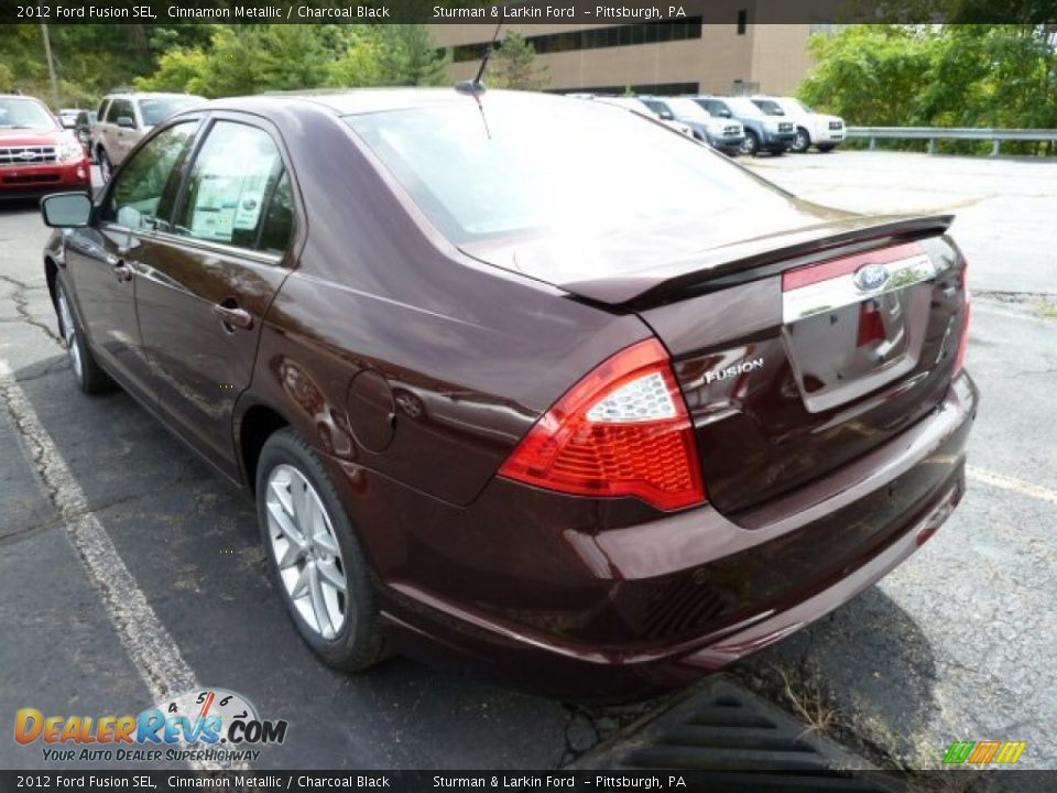 2012 Ford Fusion SEL Cinnamon Metallic / Charcoal Black Photo #4