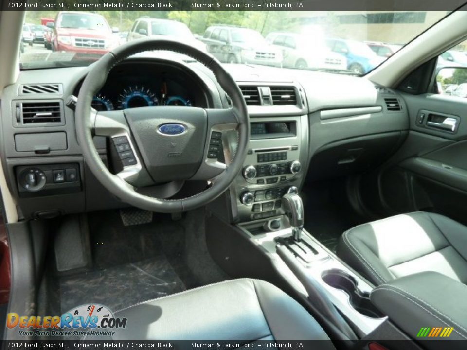 2012 Ford Fusion SEL Cinnamon Metallic / Charcoal Black Photo #10