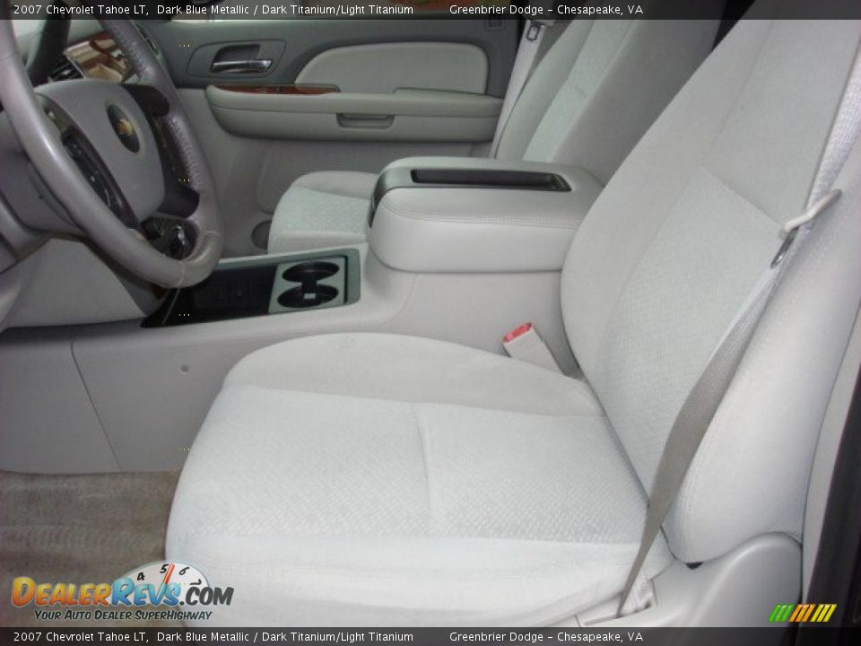 2007 Chevrolet Tahoe LT Dark Blue Metallic / Dark Titanium/Light Titanium Photo #8
