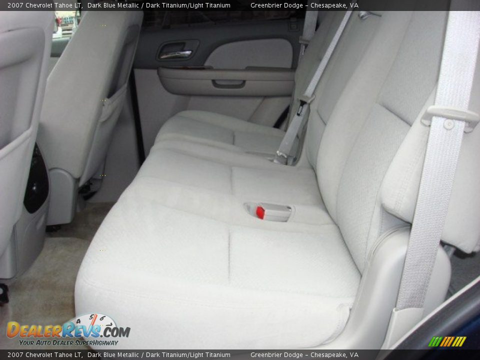 2007 Chevrolet Tahoe LT Dark Blue Metallic / Dark Titanium/Light Titanium Photo #9