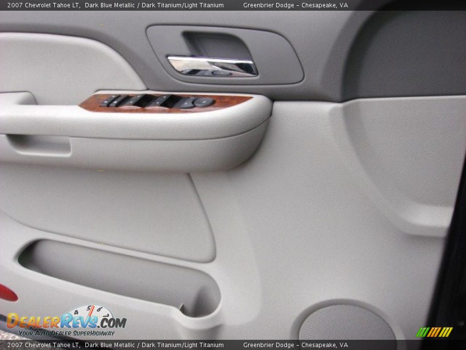 2007 Chevrolet Tahoe LT Dark Blue Metallic / Dark Titanium/Light Titanium Photo #14
