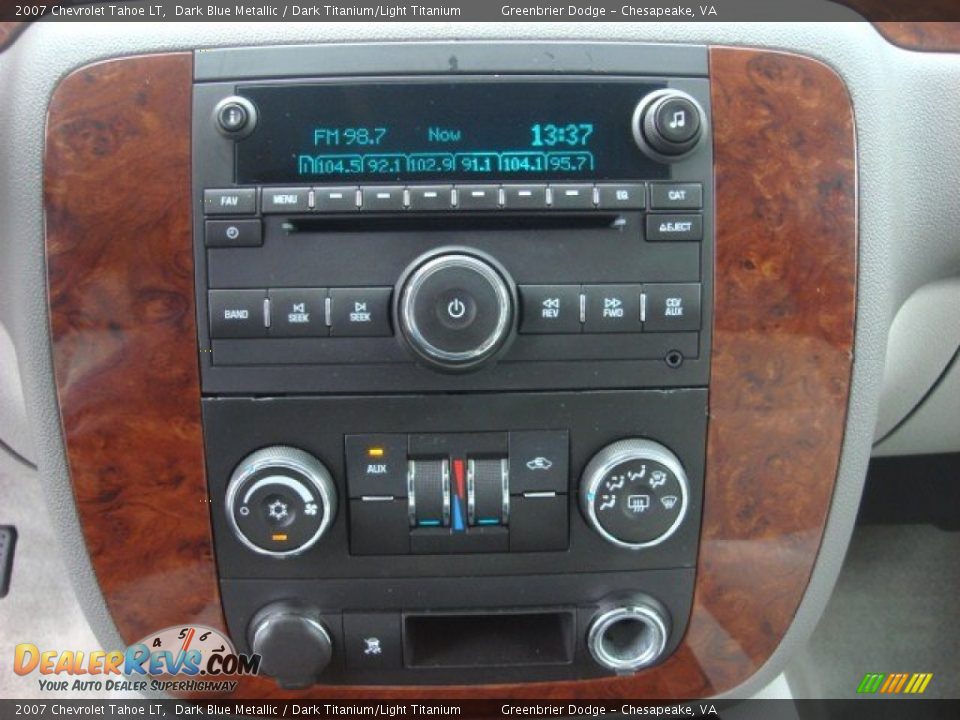 2007 Chevrolet Tahoe LT Dark Blue Metallic / Dark Titanium/Light Titanium Photo #15