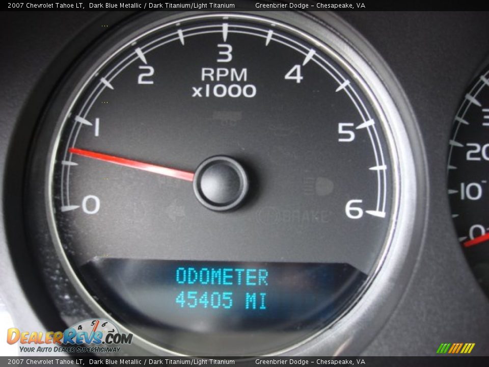 2007 Chevrolet Tahoe LT Dark Blue Metallic / Dark Titanium/Light Titanium Photo #16
