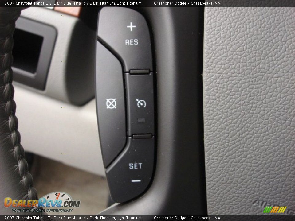 2007 Chevrolet Tahoe LT Dark Blue Metallic / Dark Titanium/Light Titanium Photo #18