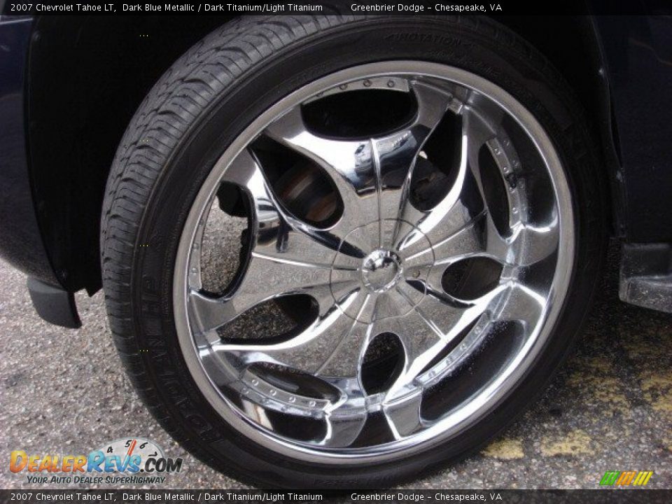 2007 Chevrolet Tahoe LT Dark Blue Metallic / Dark Titanium/Light Titanium Photo #20