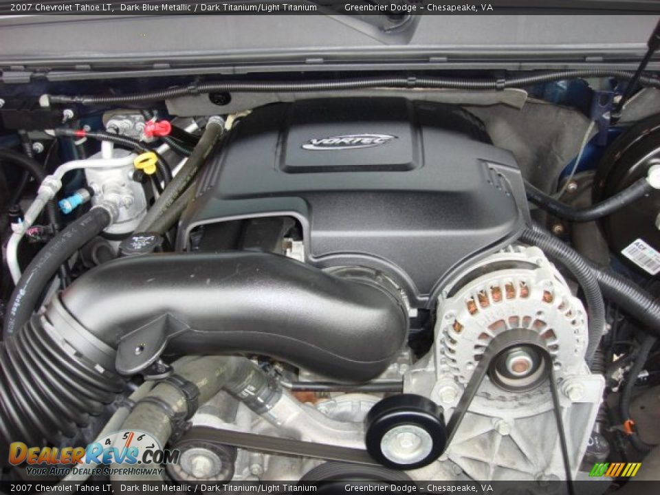 2007 Chevrolet Tahoe LT Dark Blue Metallic / Dark Titanium/Light Titanium Photo #22