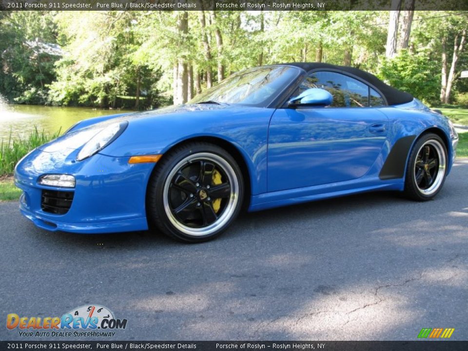 Pure Blue 2011 Porsche 911 Speedster Photo #1