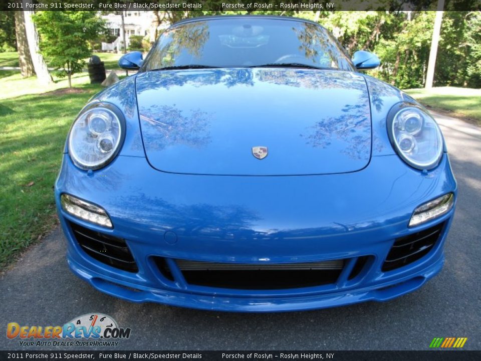 2011 Porsche 911 Speedster Pure Blue / Black/Speedster Details Photo #2