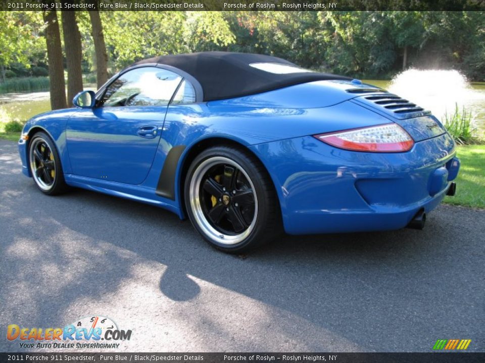 Pure Blue 2011 Porsche 911 Speedster Photo #4