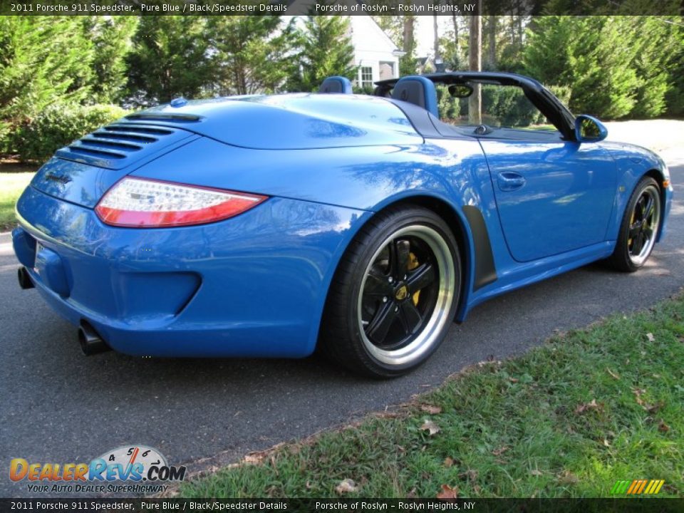Pure Blue 2011 Porsche 911 Speedster Photo #6