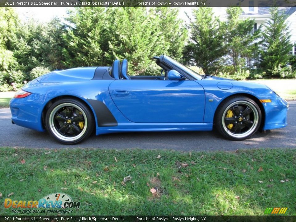 Pure Blue 2011 Porsche 911 Speedster Photo #7