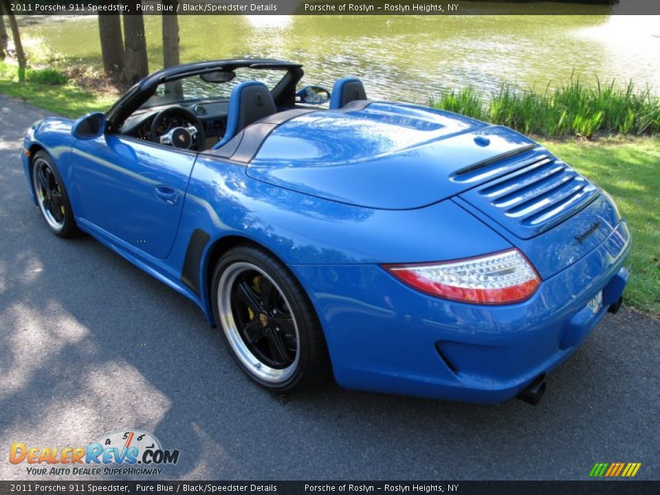 Pure Blue 2011 Porsche 911 Speedster Photo #10