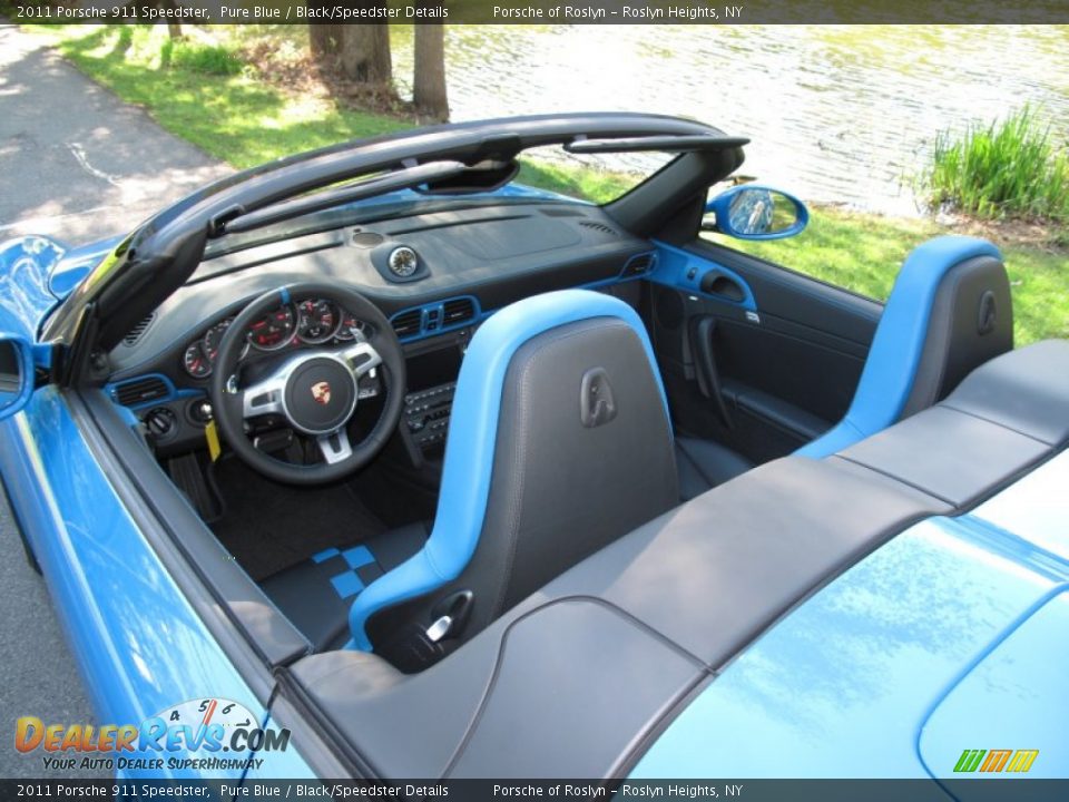 2011 Porsche 911 Speedster Pure Blue / Black/Speedster Details Photo #11