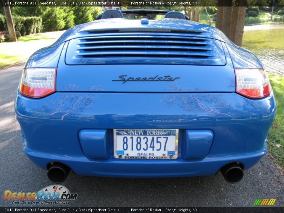 2011 Porsche 911 Speedster Pure Blue / Black/Speedster Details Photo #12