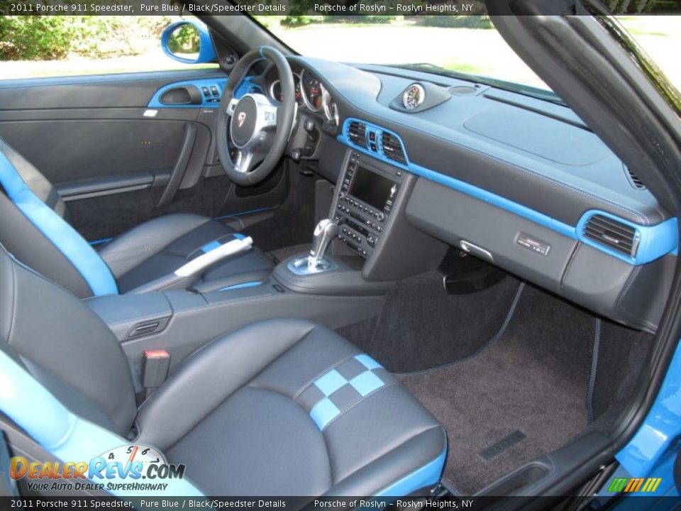 2011 Porsche 911 Speedster Pure Blue / Black/Speedster Details Photo #16