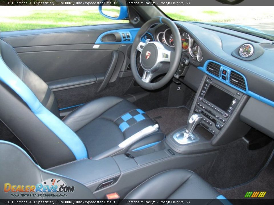 2011 Porsche 911 Speedster Pure Blue / Black/Speedster Details Photo #18