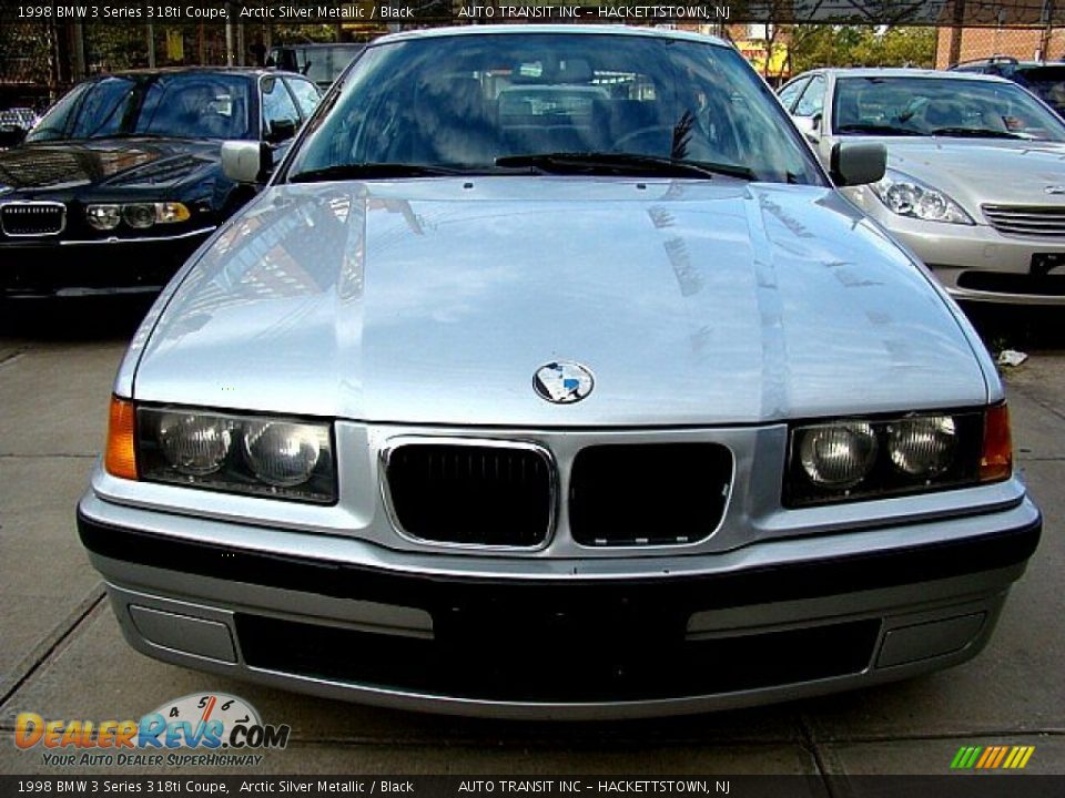1998 BMW 3 Series 318ti Coupe Arctic Silver Metallic / Black Photo #2