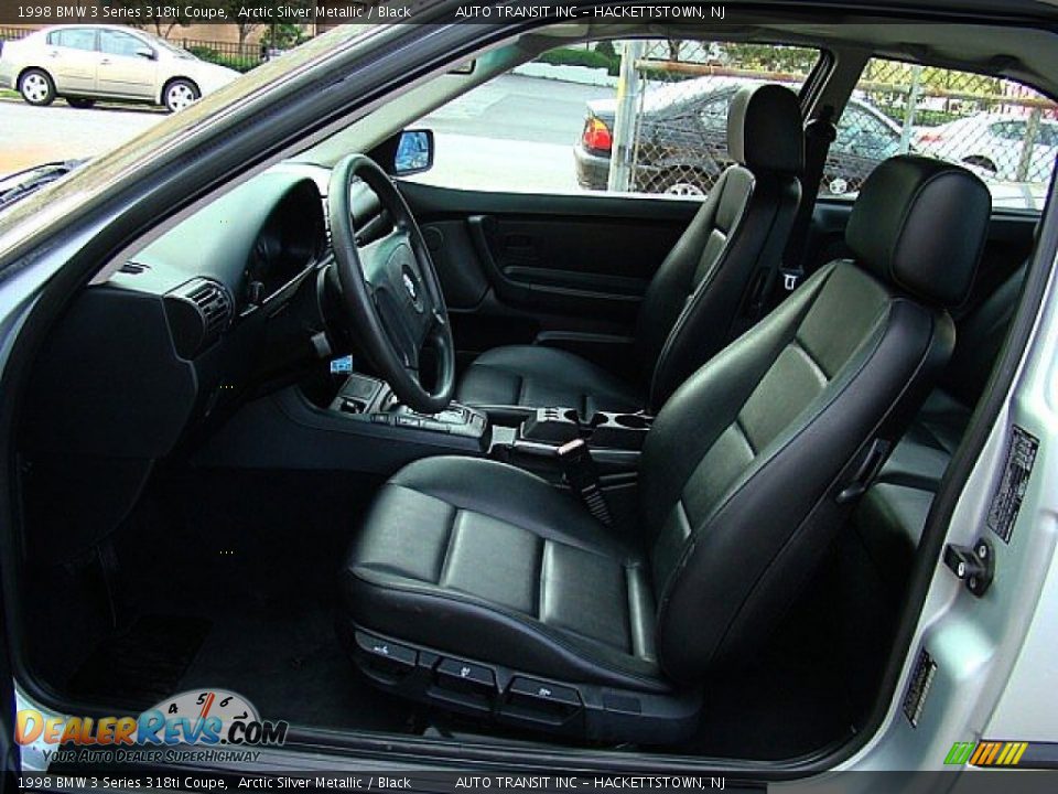 Black Interior - 1998 BMW 3 Series 318ti Coupe Photo #7
