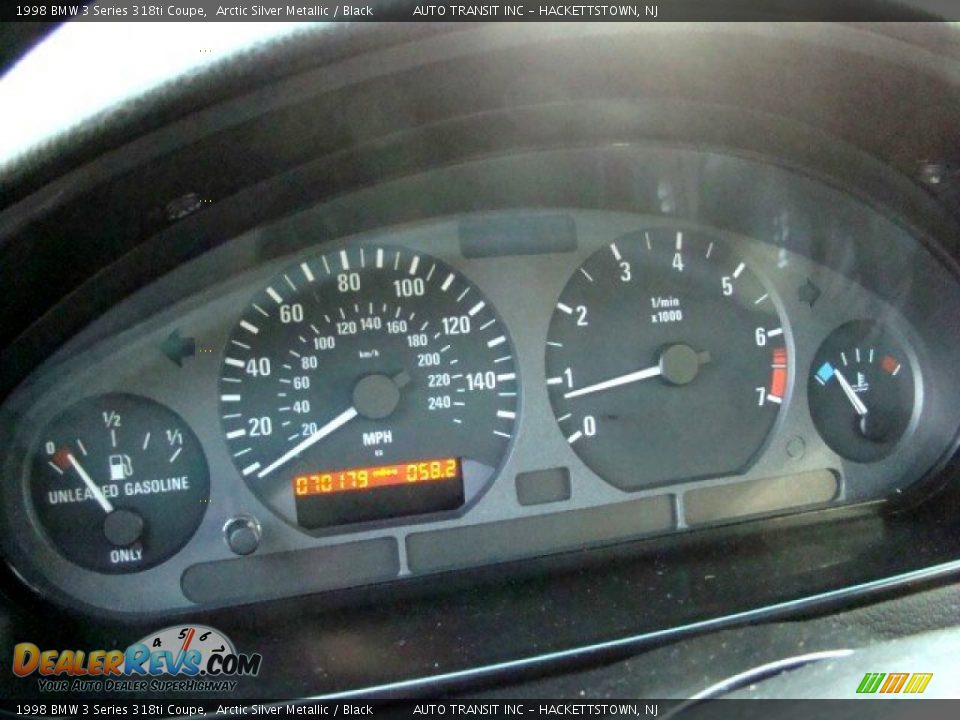 1998 BMW 3 Series 318ti Coupe Gauges Photo #10