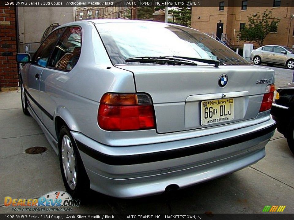 1998 BMW 3 Series 318ti Coupe Arctic Silver Metallic / Black Photo #14