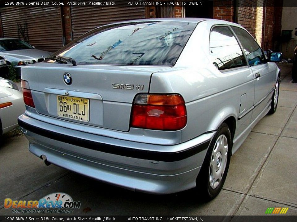 1998 BMW 3 Series 318ti Coupe Arctic Silver Metallic / Black Photo #15