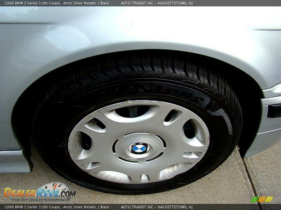 1998 BMW 3 Series 318ti Coupe Arctic Silver Metallic / Black Photo #17