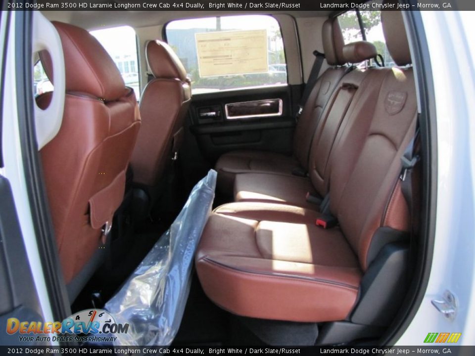 Dark Slate Russet Interior 2012 Dodge Ram 3500 Hd Laramie