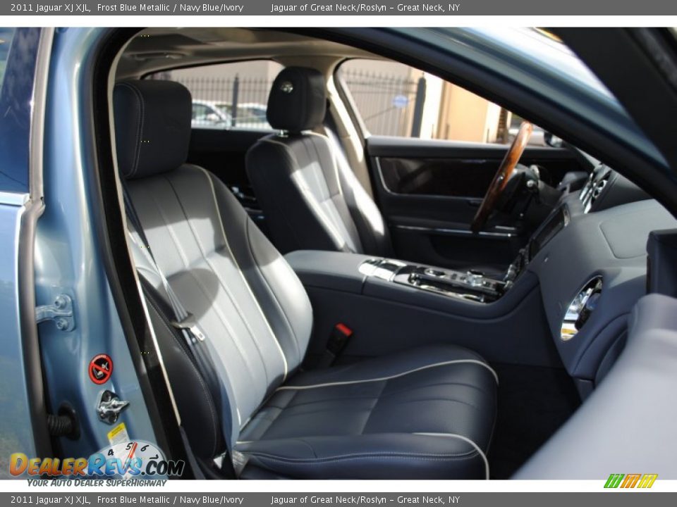 Navy Blue/Ivory Interior - 2011 Jaguar XJ XJL Photo #10