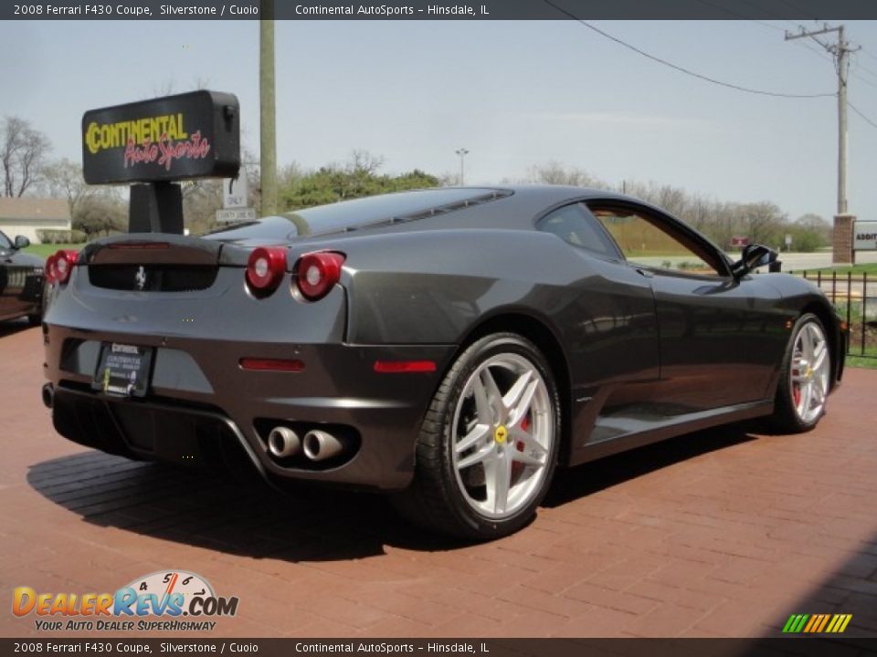 2008 Ferrari F430 Coupe Silverstone / Cuoio Photo #10