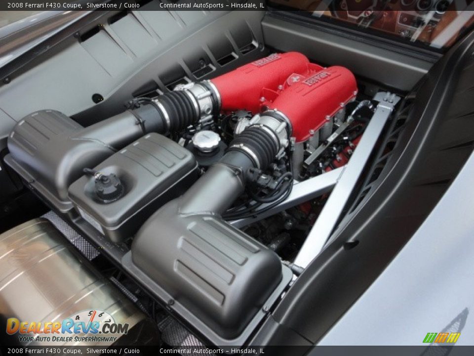 2008 Ferrari F430 Coupe 4.3 Liter DOHC 32-Valve VVT V8 Engine Photo #16