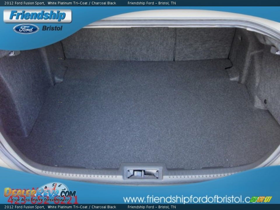 2012 Ford Fusion Sport White Platinum Tri-Coat / Charcoal Black Photo #11