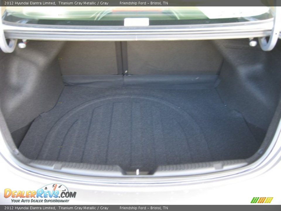 2012 Hyundai Elantra Limited Titanium Gray Metallic / Gray Photo #11