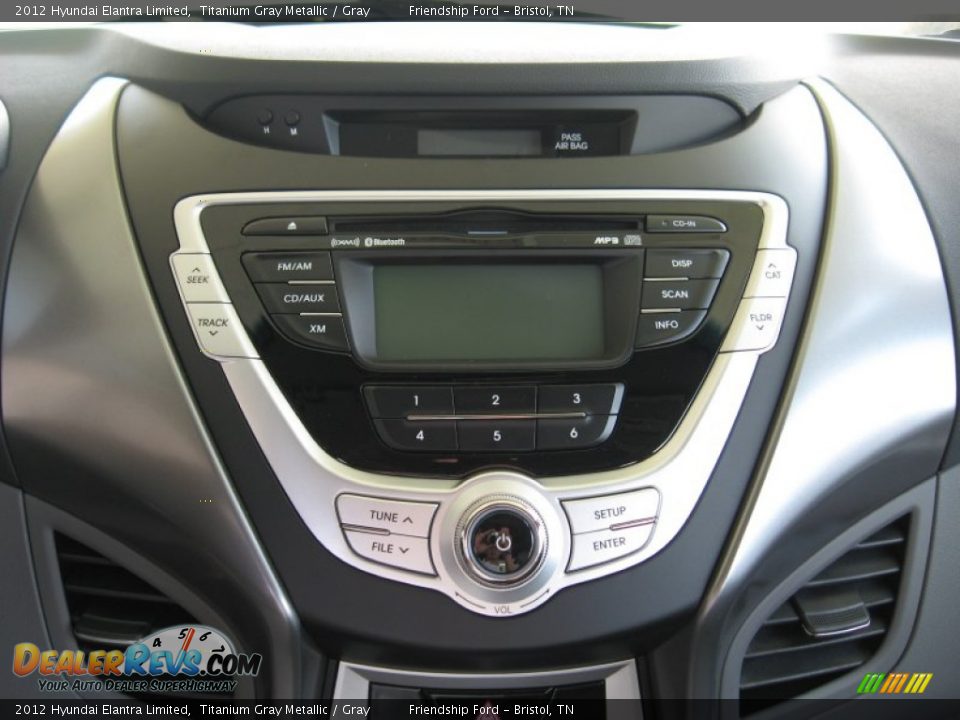 2012 Hyundai Elantra Limited Titanium Gray Metallic / Gray Photo #23