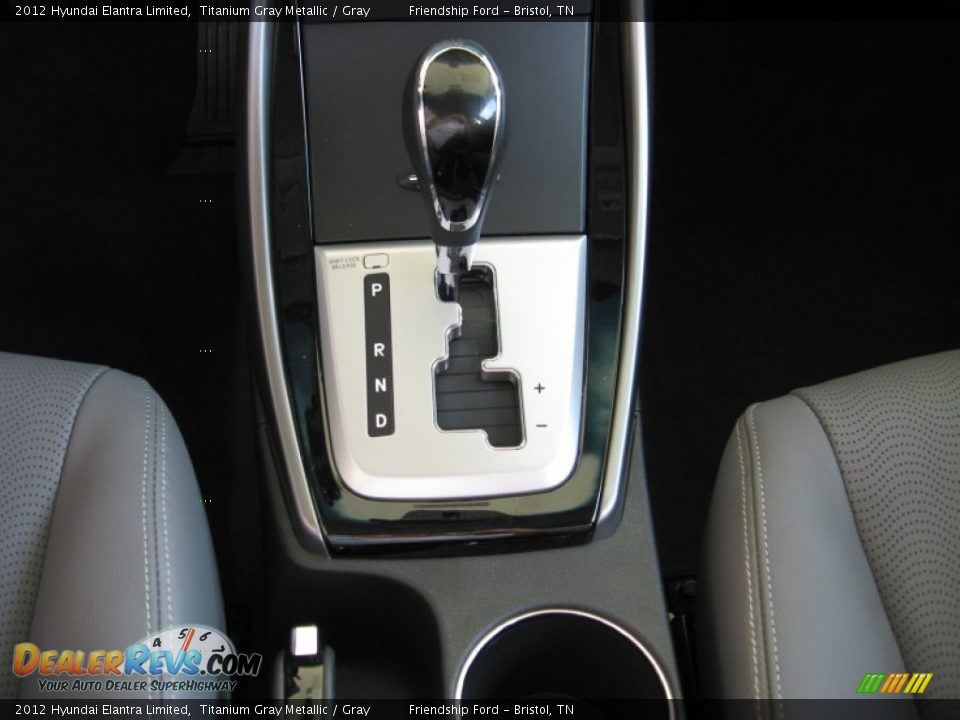 2012 Hyundai Elantra Limited Titanium Gray Metallic / Gray Photo #25