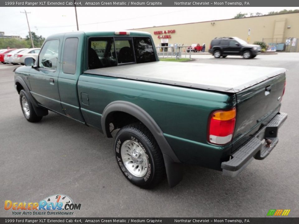 Amazon Green Metallic 1999 Ford Ranger XLT Extended Cab 4x4 Photo #5