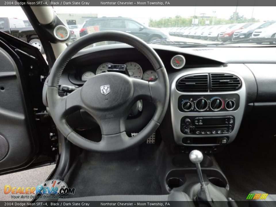 2004 Dodge Neon SRT-4 Black / Dark Slate Gray Photo #11