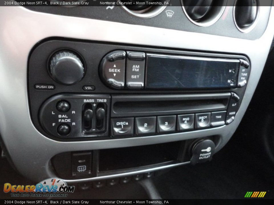 2004 Dodge Neon SRT-4 Black / Dark Slate Gray Photo #13