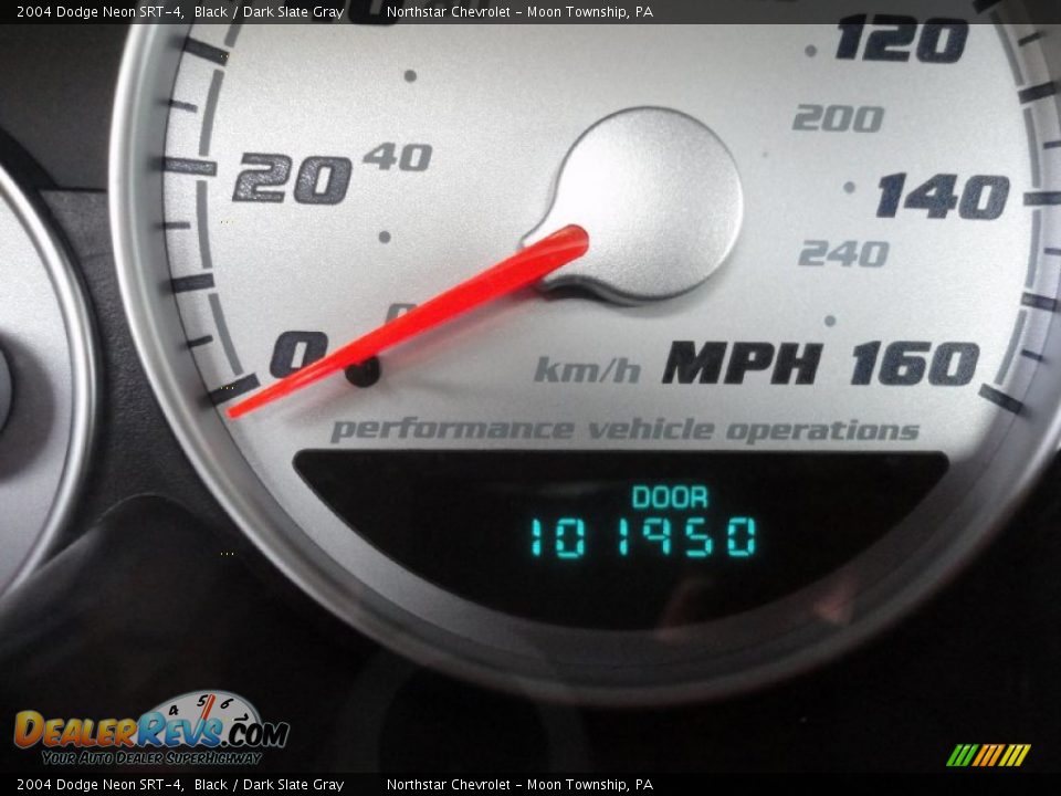 2004 Dodge Neon SRT-4 Black / Dark Slate Gray Photo #14