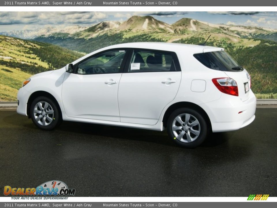 2011 Toyota Matrix S AWD Super White / Ash Gray Photo #3