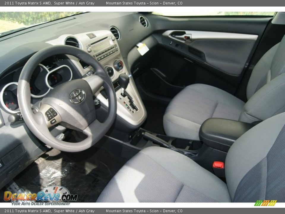 Ash Gray Interior - 2011 Toyota Matrix S AWD Photo #4