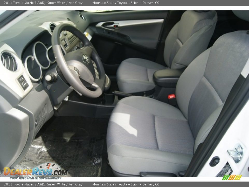 Ash Gray Interior - 2011 Toyota Matrix S AWD Photo #5