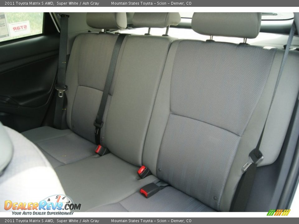 2011 Toyota Matrix S AWD Super White / Ash Gray Photo #8