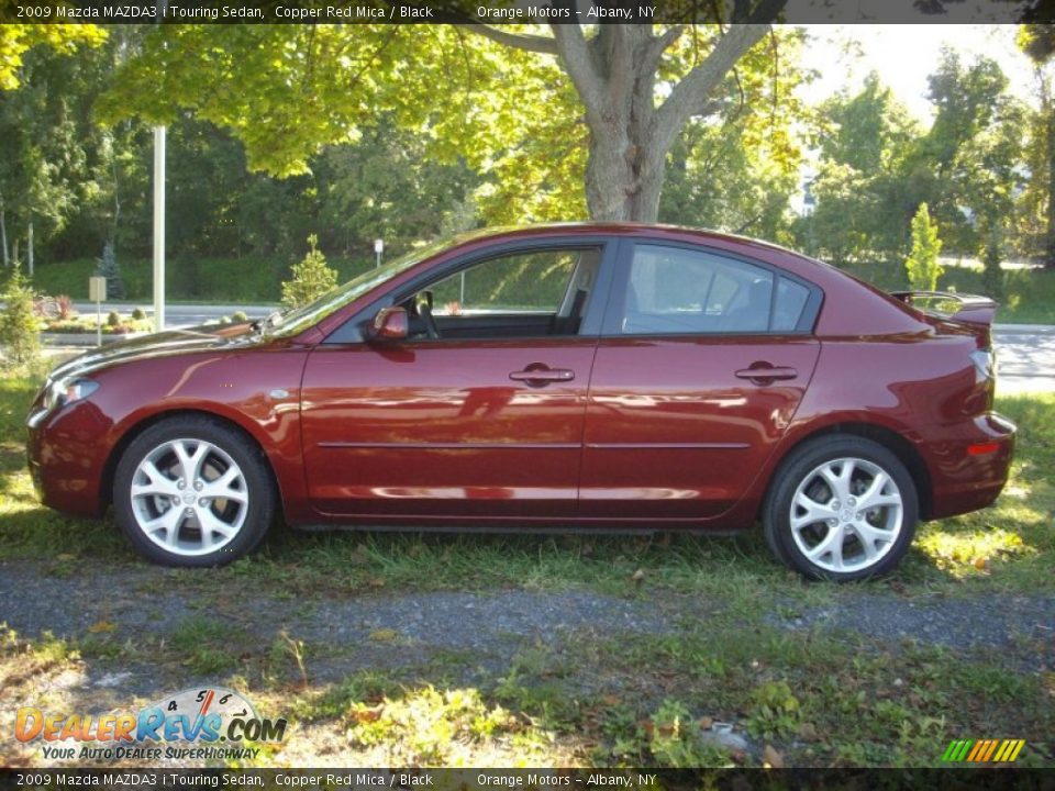 2009 Mazda MAZDA3 i Touring Sedan Copper Red Mica / Black Photo #2