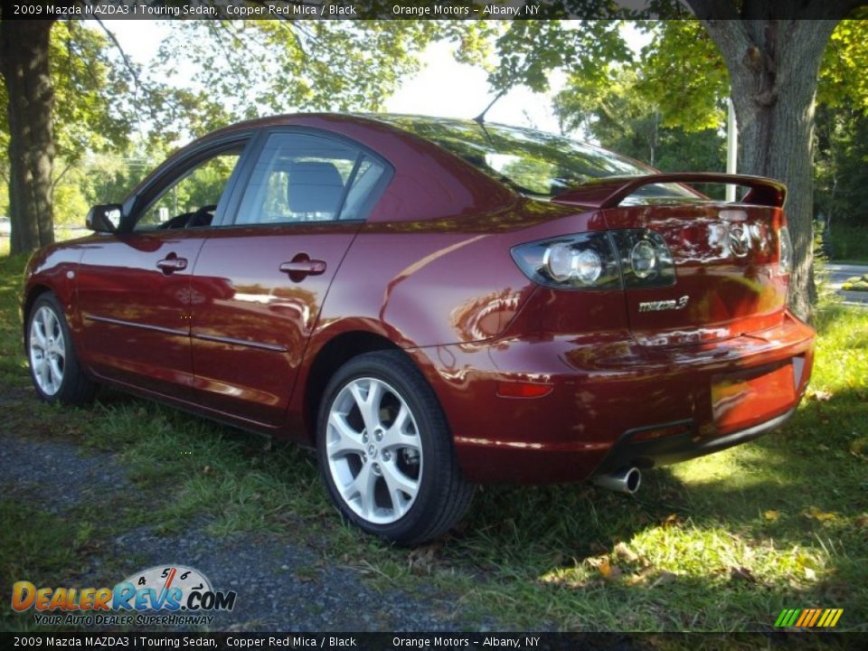 2009 Mazda MAZDA3 i Touring Sedan Copper Red Mica / Black Photo #3