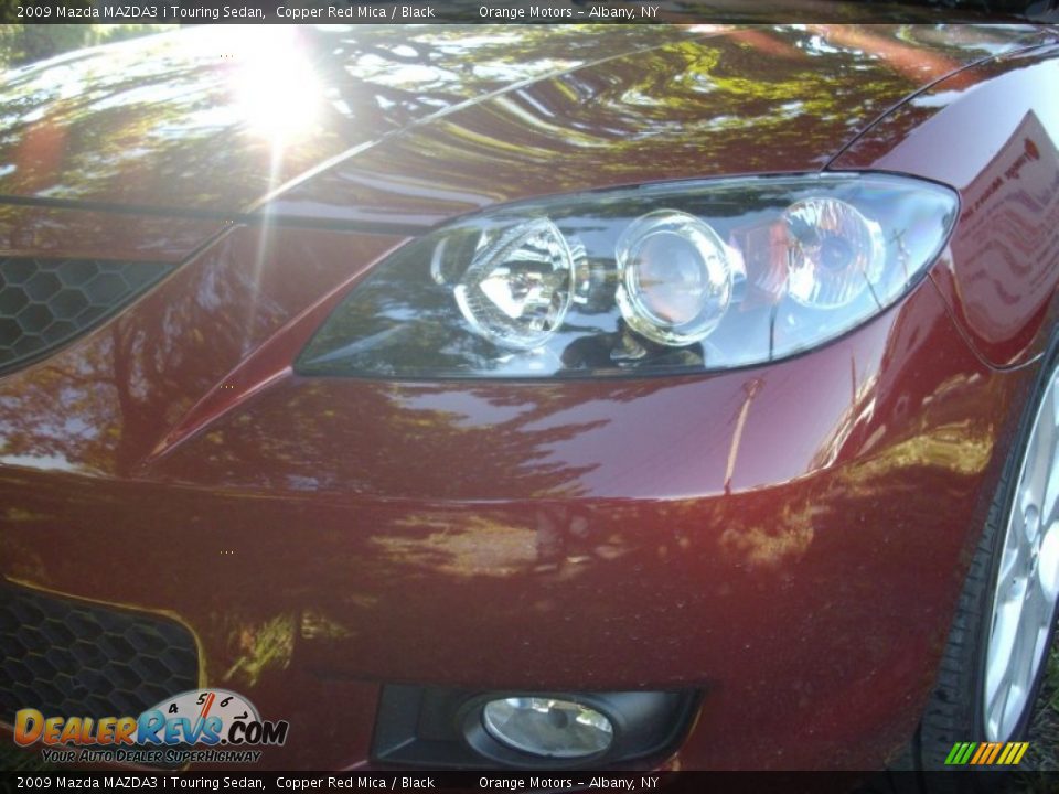 2009 Mazda MAZDA3 i Touring Sedan Copper Red Mica / Black Photo #6