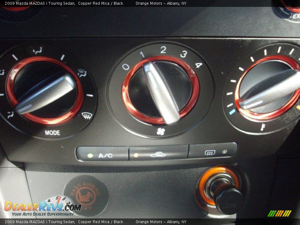 2009 Mazda MAZDA3 i Touring Sedan Copper Red Mica / Black Photo #16