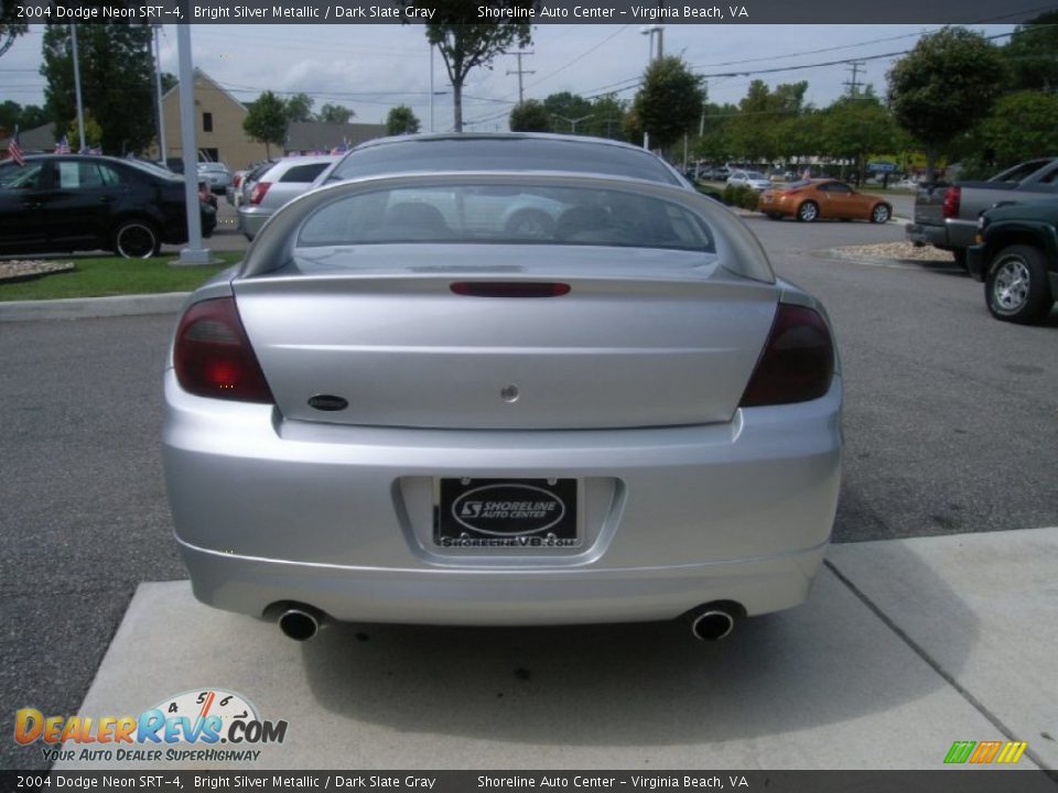 2004 Dodge Neon SRT-4 Bright Silver Metallic / Dark Slate Gray Photo #5