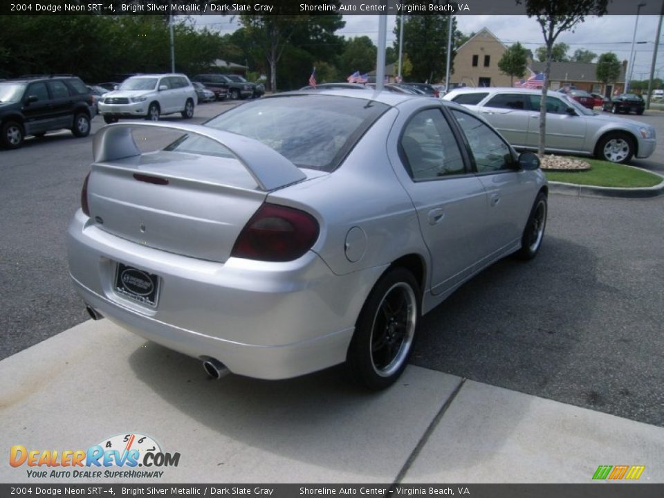 2004 Dodge Neon SRT-4 Bright Silver Metallic / Dark Slate Gray Photo #6