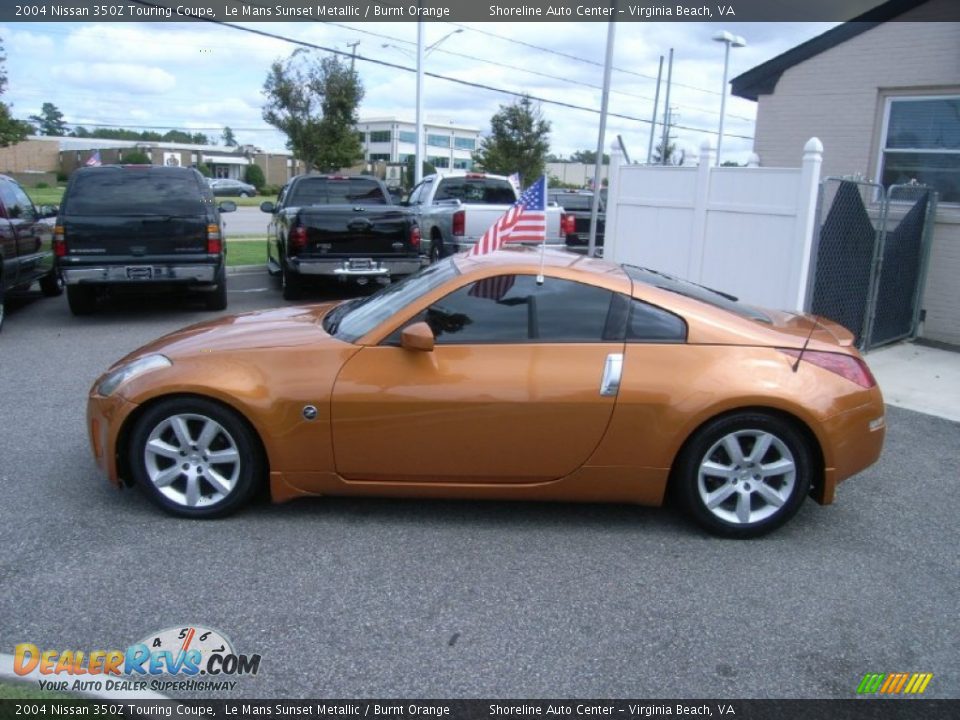 2004 Nissan 350Z Touring Coupe Le Mans Sunset Metallic / Burnt Orange Photo #2