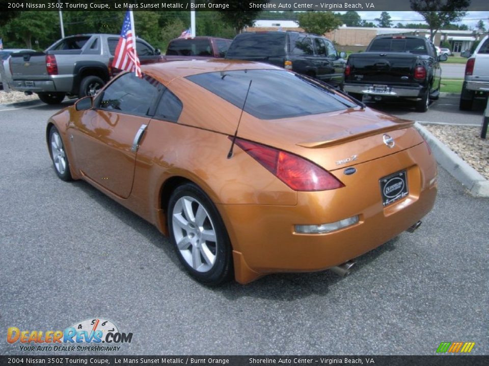 Burnt Orange Interior - 2004 Nissan 350Z Touring Coupe Photo #3